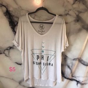 Phi Sigma Sigma Tribal Print Top